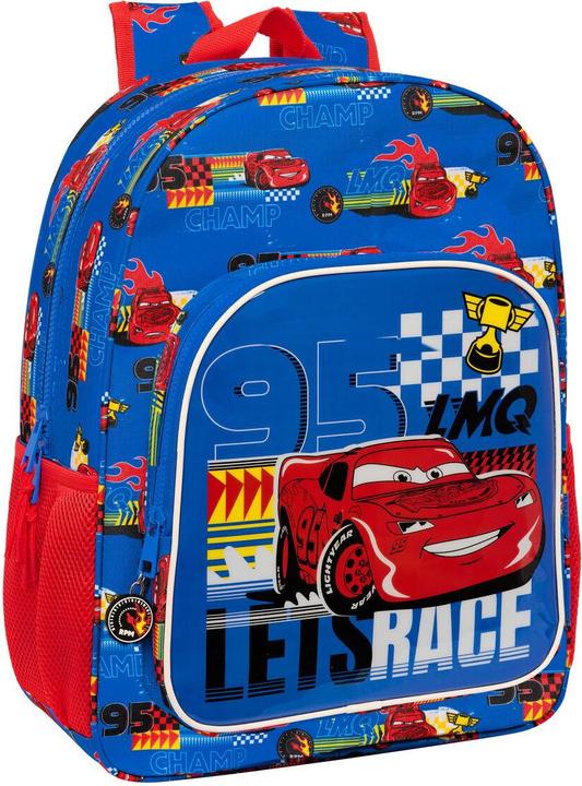 Cars Schulrucksack Race ready Blau 33 x 42 x 14 cm