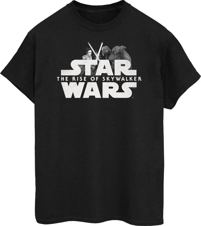 Immagine prodotto Star Wars The Rise Of Skywalker Rey And Kylo Battle Maglietta Ampia Donna (4XL)
