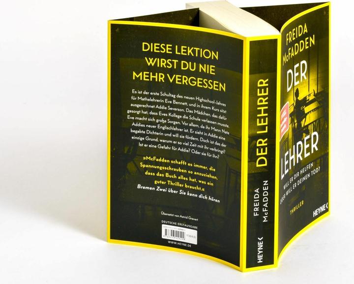 Image du produit Der Lehrer – Will er dir helfen oder will er deinen Tod? (Allemand, Astrid Gravert, Freida McFadden, 2025)