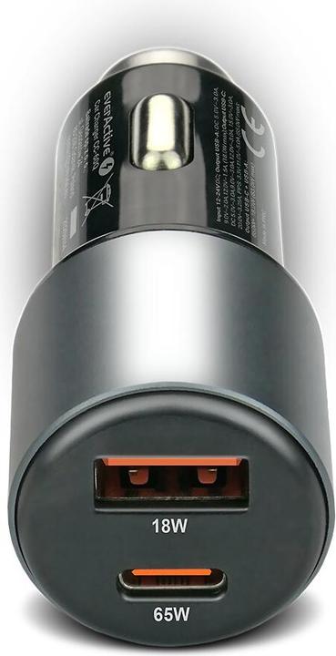 Produktbild Everactive Autoladegerät 83W 1xUSB 1xUSB-C