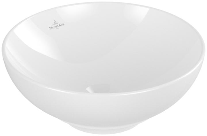 Villeroy & Boch V&B Lavabo da appoggio LOOP & FRIENDS con ÜL d= 380mm bianco (380 mm, 380 mm)