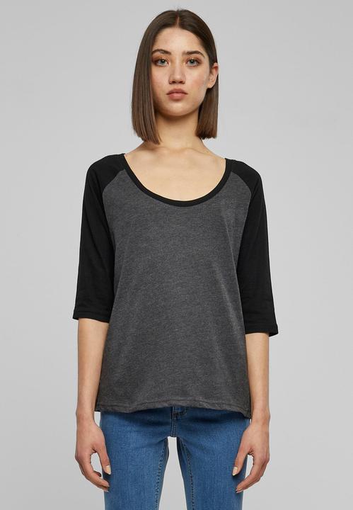 Immagine prodotto Urban Classics Tee Raglan 3/4 da donna a contrasto (XXL)