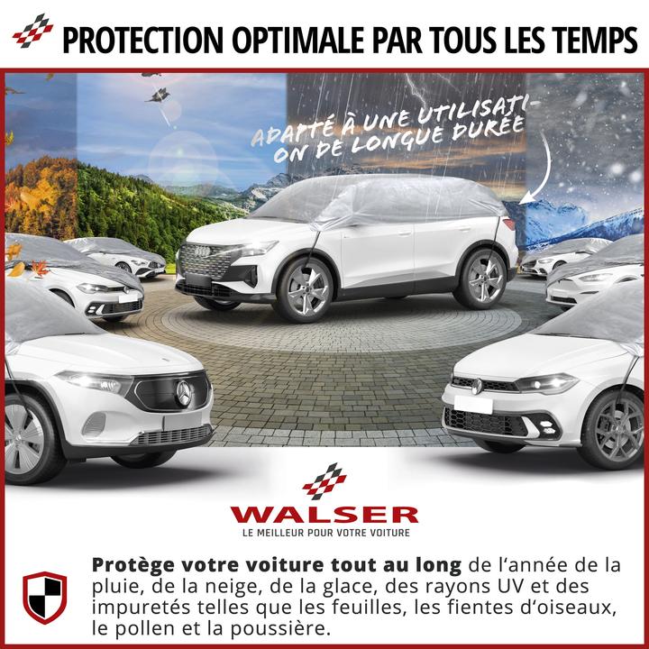 Immagine prodotto Walser Telone per auto All Weather, telone per auto mezzo garage taglia M argento