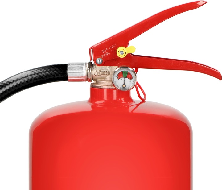 Actual product image Alecto BP-6 Brandblusser - Poederblusser 6 kilogram - Brandklasse ABC - Inclusief Ophangbeugel