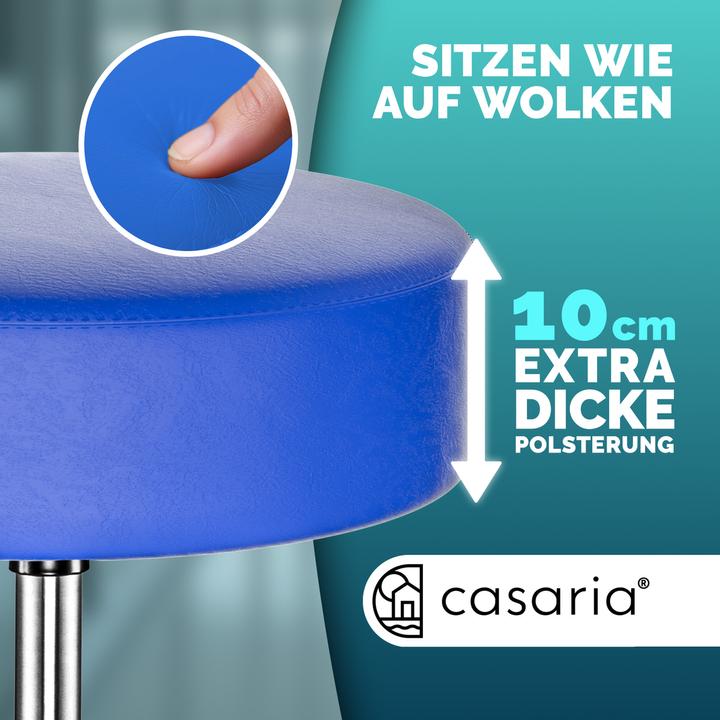 Image du produit Casaria Tabouret roulant