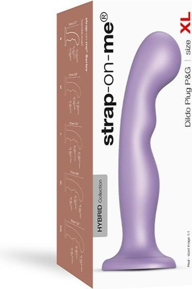 Actual product image Strap-on-me Dildo Plug P&G Metallic Lilac (XL)