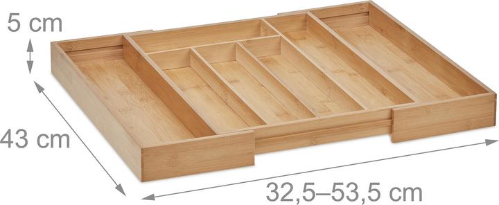Actual product image Relaxdays Cutlery tray
