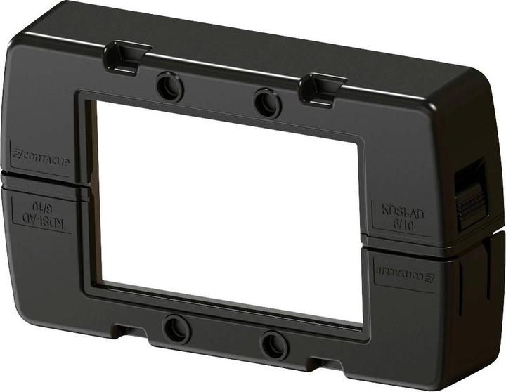 Actual product image Conta-Clip KDSI-AD 6/10 BK Cover cap polyamide 6.6 black 1 pc. (Cable conduit, 10.60 cm)