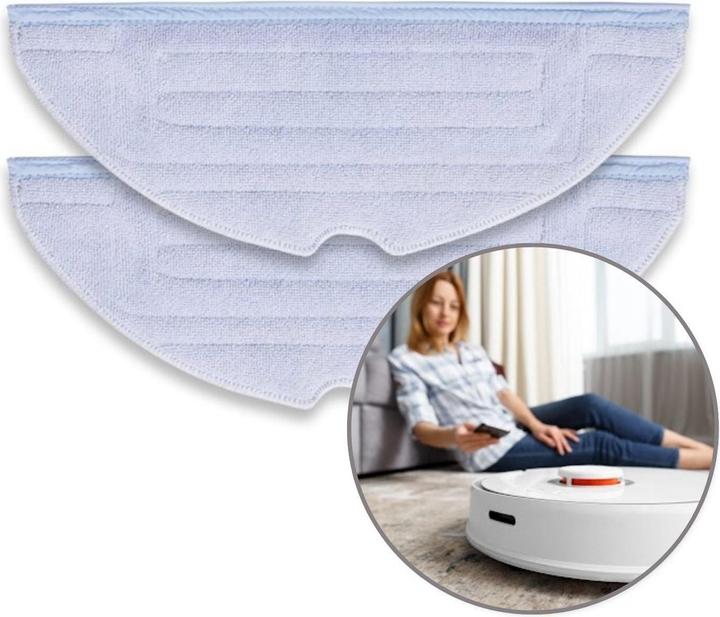 Image du produit Hermex Alternative Wischtücher für Roborock S7 series Mop Aufsatz 2er Pack