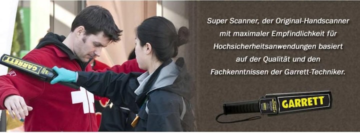 Actual product image Garrett Handheld detector Super Scanner V