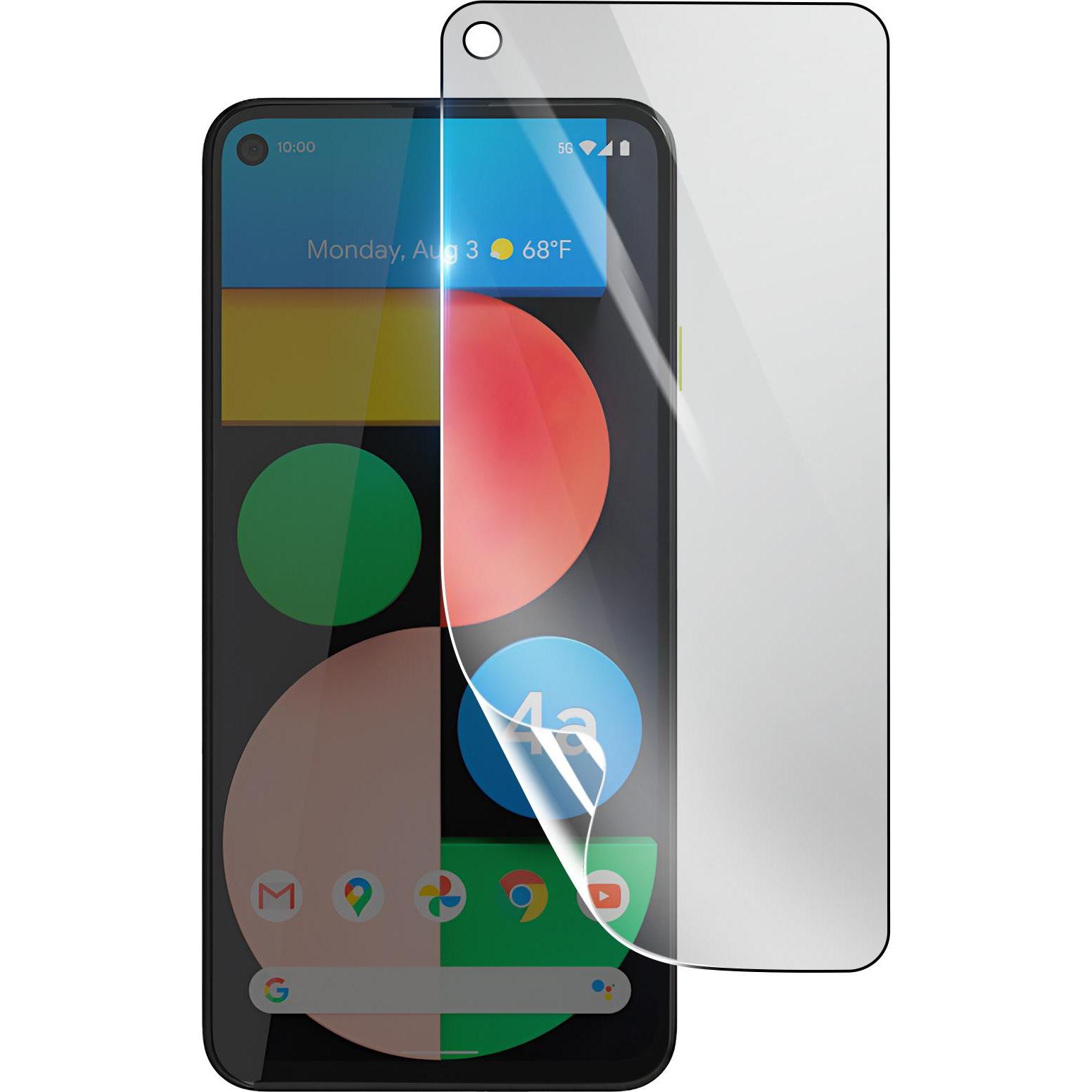 3MK Hydrogel Bildschirmfolie für Google Pixel 4A (1 Stück, Google Pixel 4a), Smartphone Schutzfolie, Transparent