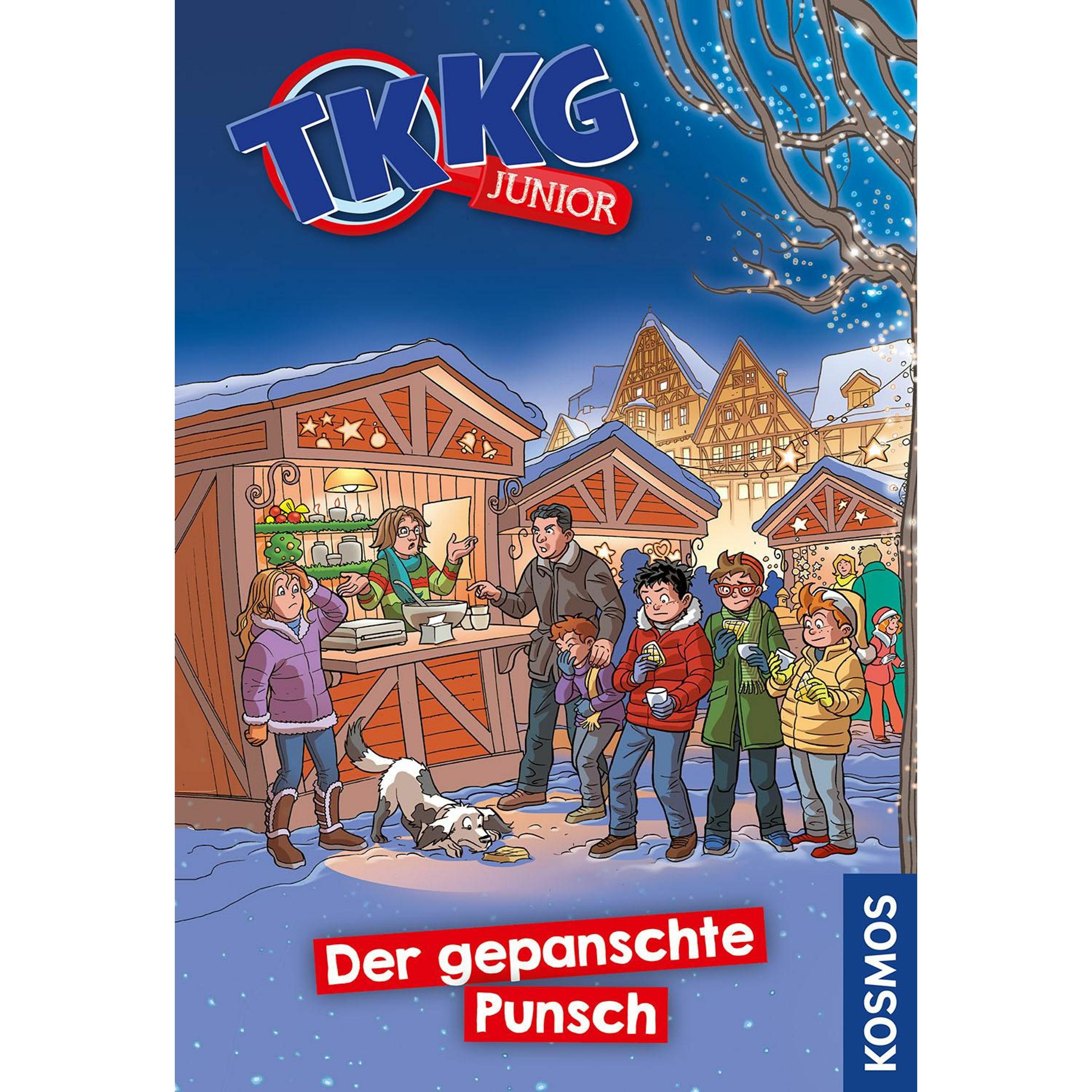 TKKG Junior, 11, Der gepanschte Punsch, Kinderbücher von COMICON S.L./ Beroy + San Julian, Kirsten Vogel
