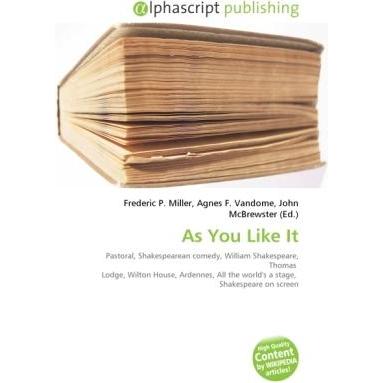 As You Like It, Fachbücher