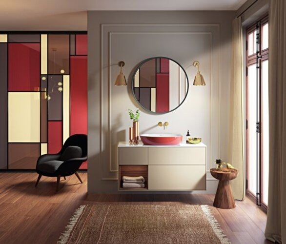 Produktbild Villeroy & Boch Aufsatzwaschbecken Artis 61 cm wei mit CeramicPlus Beschichtung 419861R1 (410 mm, 610 mm)