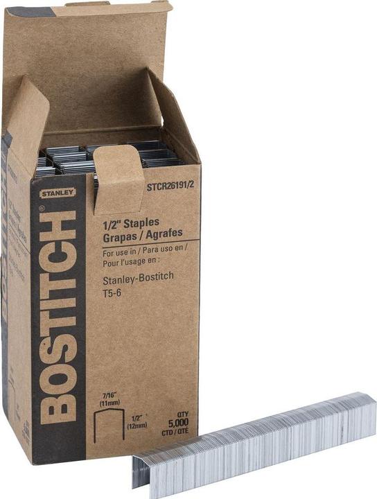 Produktbild Bostitch Heftklammern 12mm STCR2619 1/2 5000 Stück (5000 x)