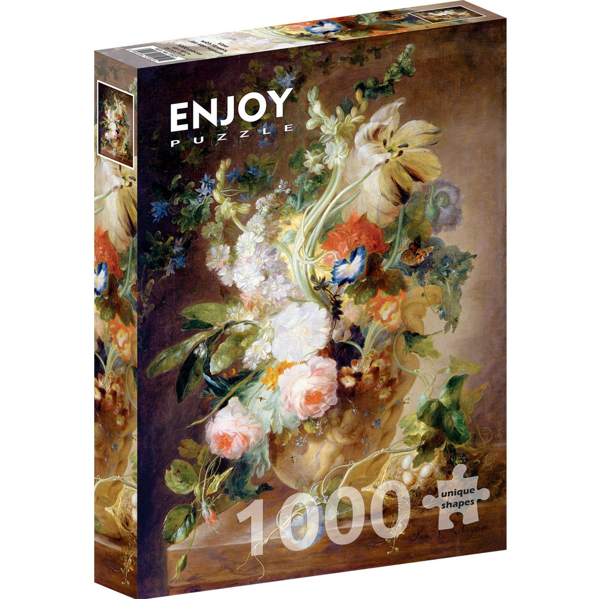 Enjoy Puzzle ENJOY-1521 - Hans Zatzka: Vase mit Blumen, Puzzle, 1000 Teile (1000 Teile)