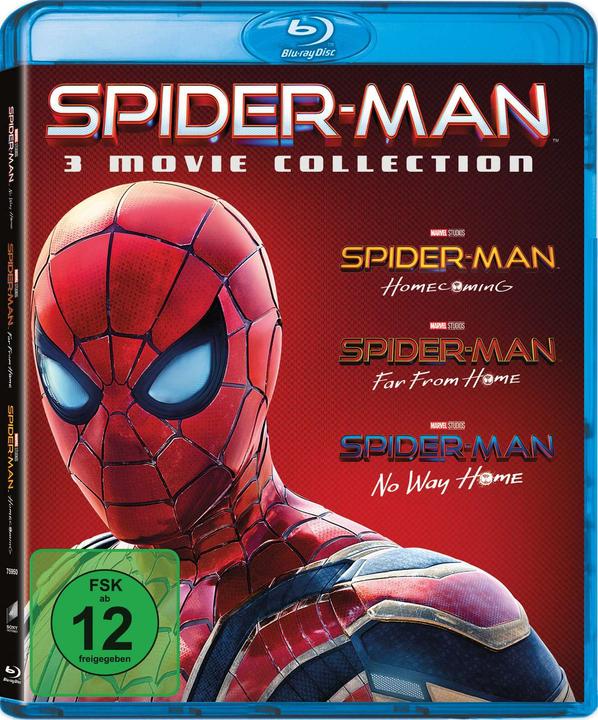Immagine prodotto Sony Spider-Man - Homecoming, Far From Home, No Way Home - BR (Blu-ray, 2022, Tedesco, Inglese)