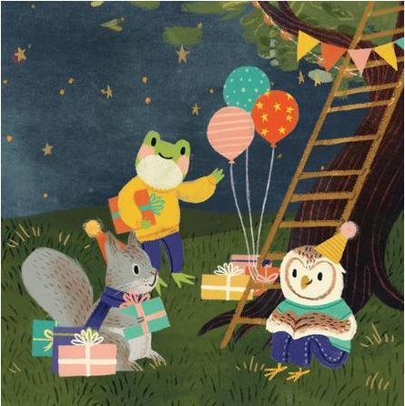 Actual product image Up with paper Birthday card pop-up card tree house motif (1 pcs.)
