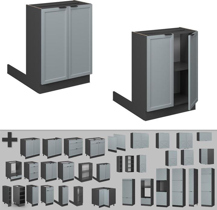 Produktbild Vicco Kücheninsel Fame-Line (60 x 70 x 82 cm)