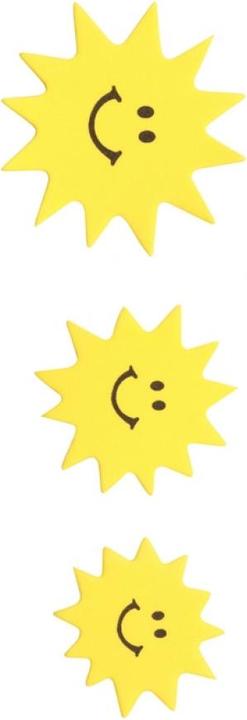 Glorex Foam rubber sticker 52 pcs. sun/moon/clouds self-adhes.