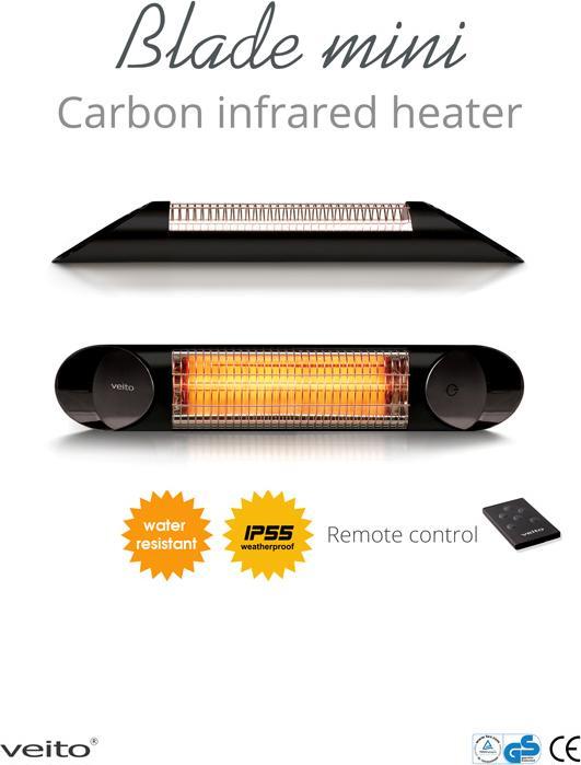Actual product image Veito Infrared heater Blade Mini (1200 W)