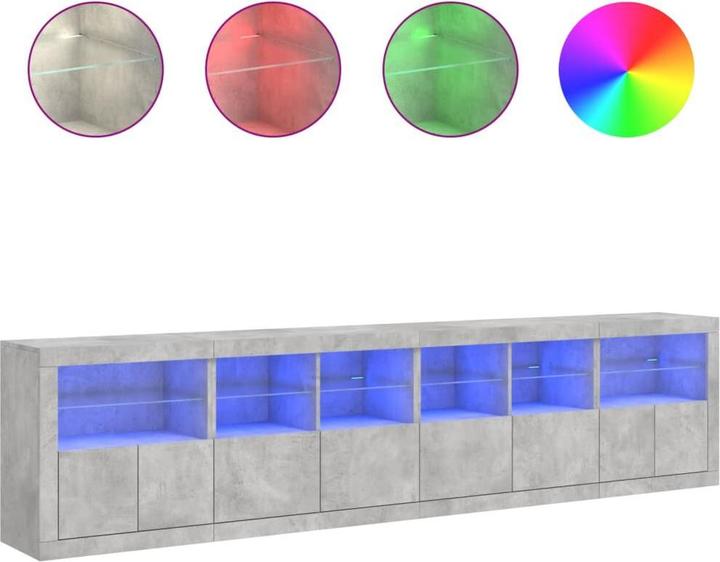 Immagine prodotto VidaXL Credenza con luci LED (283 x 37 x 67 cm)