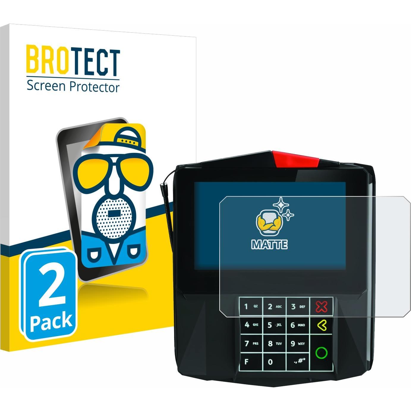 BROTECT Entspiegelungs-Schutzfolie Displayschutz Matt, Smartwatch Schutzfolie, Schwarz
