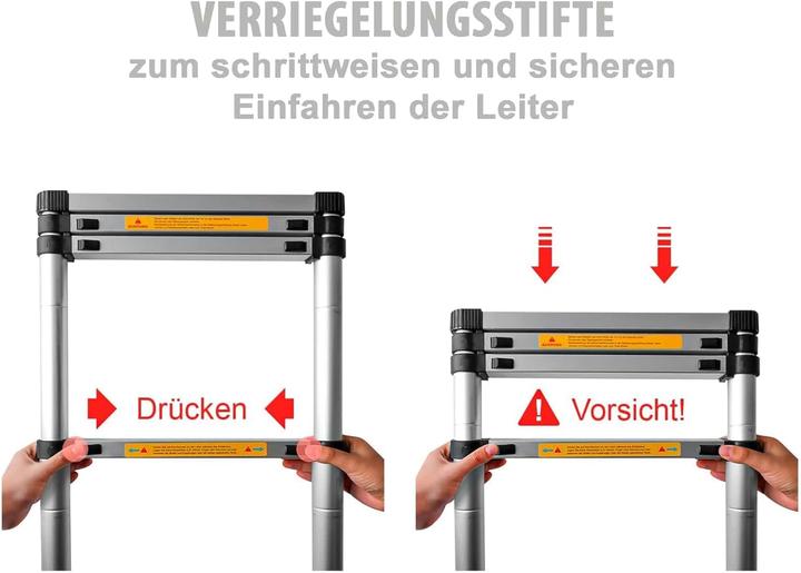 Produktbild Eaxus Teleskopleiter (Teleskopleiter, 320 cm)