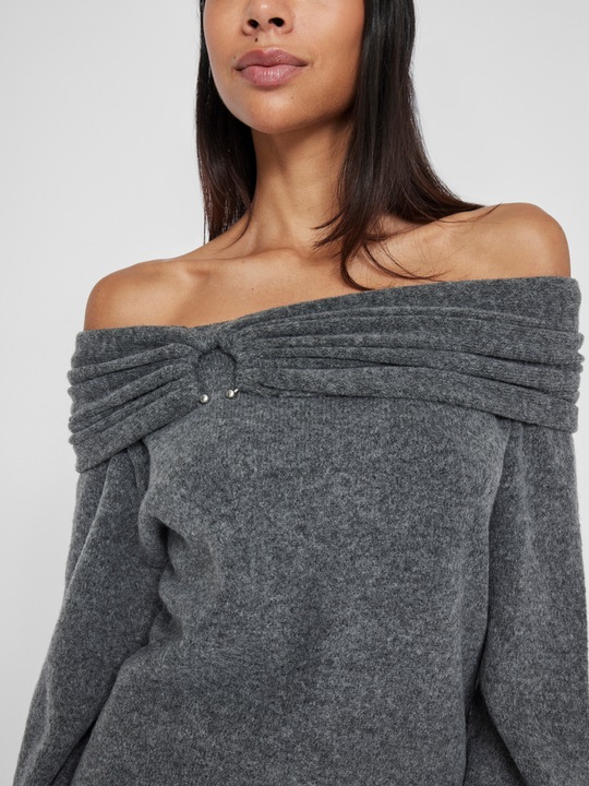 Actual product image Vila Off-the-shoulder knitted jumper (XL)