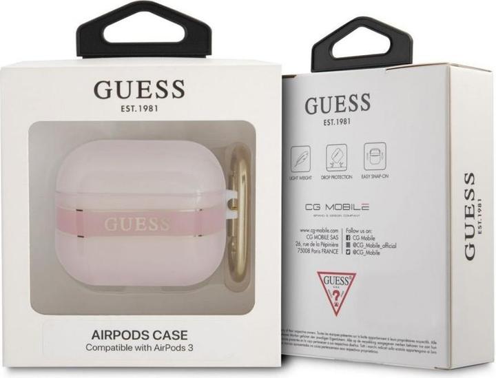 Produktbild Guess GUA3HHTSP AirPods 3 cover pink (Kopfhörer Hülle)