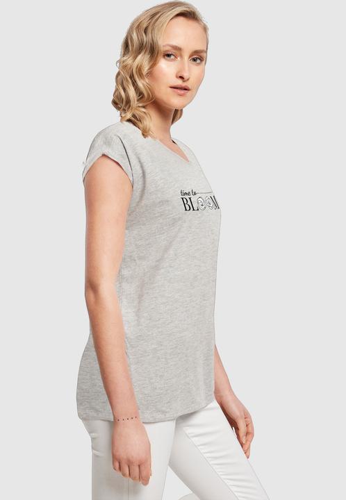 Produktbild Merchcode Ladies Time to bloom - Extended Shoulder Tee - 118693 (L)