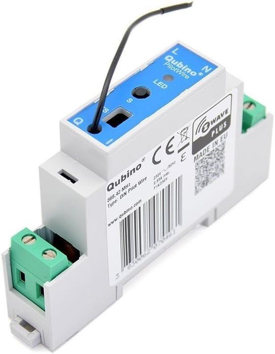 Qubino DIN Modul Z-Wave+ mit Steuerleitung ZMNHUD1