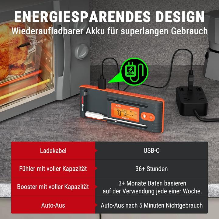 Produktbild ThermoPro Twin TempSpike Fleischthermometer