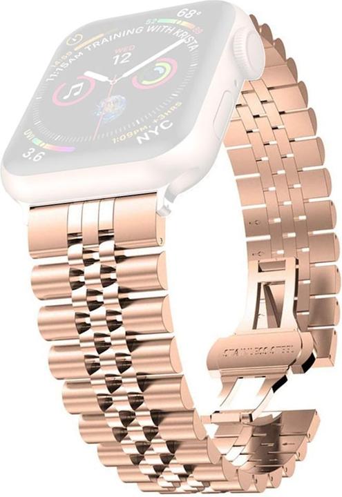 Cover-Discount Apple Watch 42 / 44mm - Edelstahl Armband Maschen roségold (42 mm, 44 mm, Edelstahl)