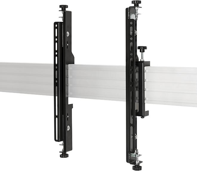 Actual product image b-tech BT8390-VESA400MAF - Flat Panel Display Mounting Arm - Black - 70 kg - Rail - 177 (70")