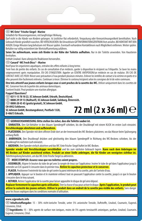 Produktbild WC-Ente Frische-Siegel 2er Nachfüller Marine