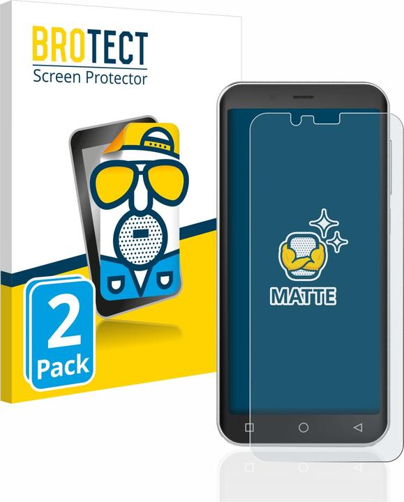 Actual product image BROTECT Anti-glare screen protector matt (2 Piece, Emporia Smart 4)