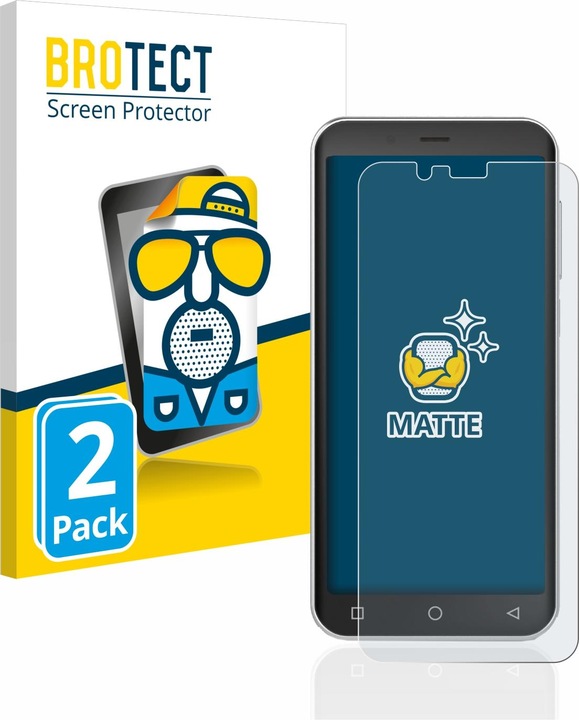 Actual product image BROTECT Anti-glare screen protector matt (2 Piece, Emporia Smart 4)