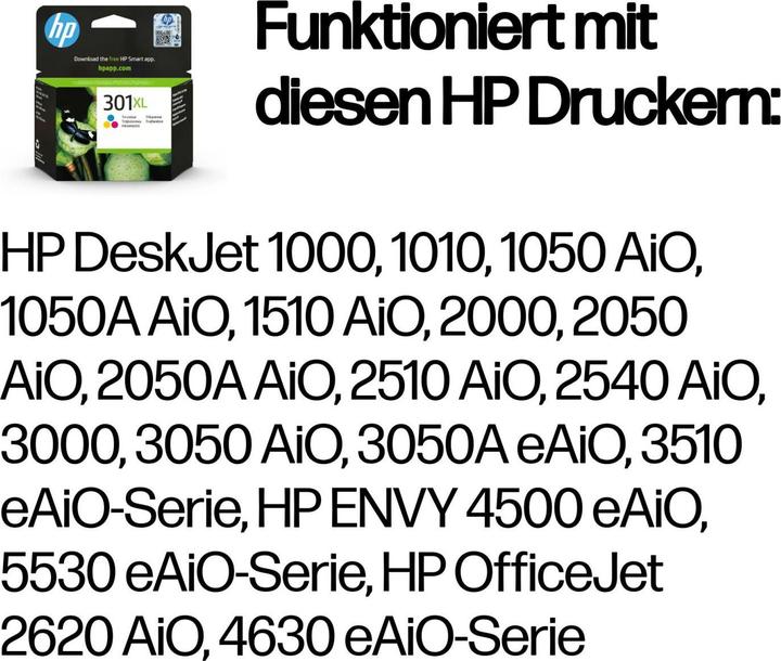 Produktbild HP 301xl (C, M, Y)