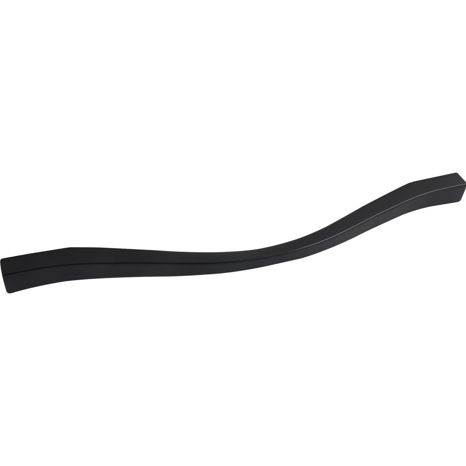 Estamp, Möbelgriff, Möbelgriff Fluid Schubladengriff LA 192/244 mm, B 236 mm, ZN schwarz matt