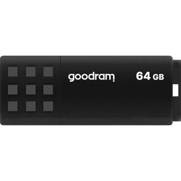 Goodram UME3 UME3-0640K0R11 Pendrive (64 GB, USB 3.0, schwarz) (64 GB, USB-A, USB 3.1), USB Stick, Schwarz
