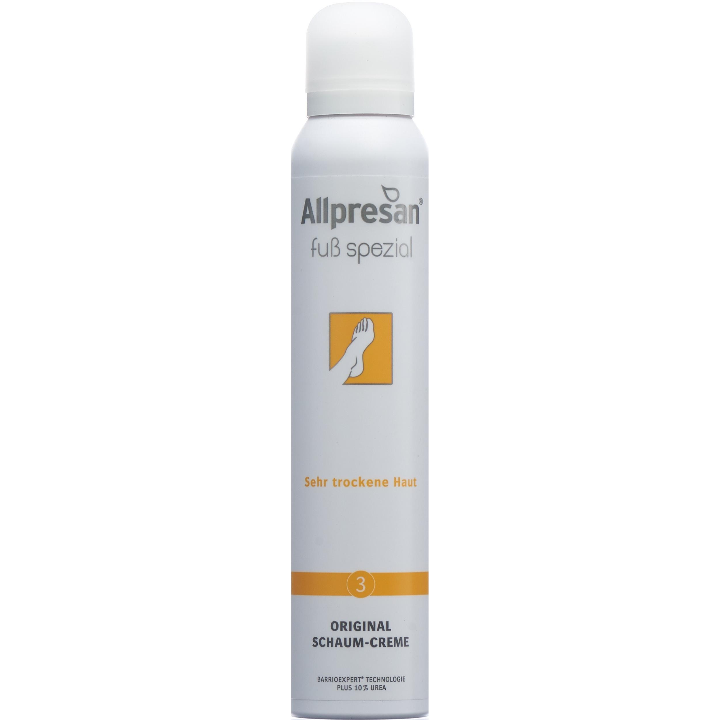 Thumbnail - Allpresan, Fusspflegemittel, Fuss spezial 3 Fuss Schaum sehr trockene Haut Schaum (Fusscrème & Fussgel, 200 ml)