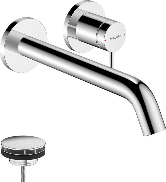 Image du produit hansgrohe Tecturis S Mitigeur monocommandé pour lavabo encastré pour montage mural, saillie 225 mm
