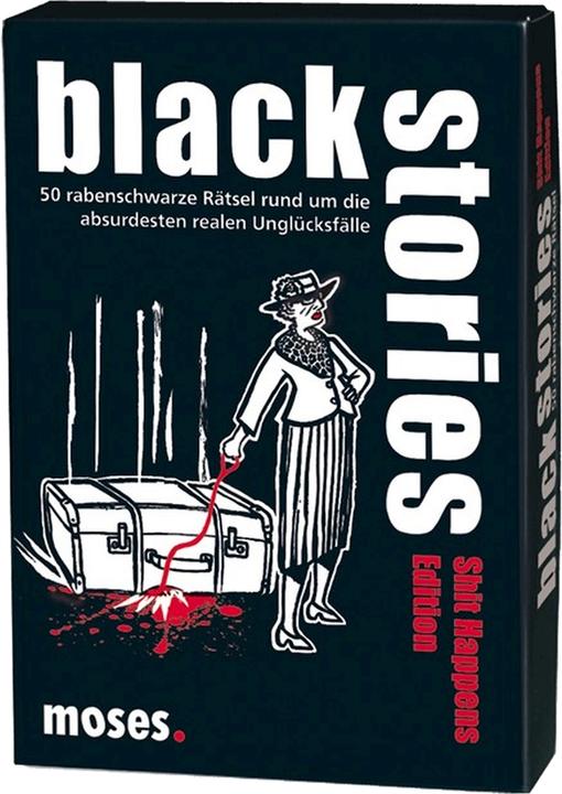 Produktbild Black Stories - Shit Happens Edition (Deutsch, 2 Spieler)