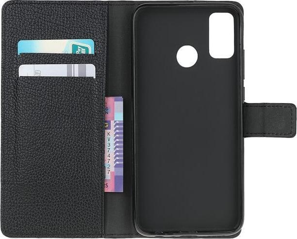 Actual product image MU Classic Litchi Leather Bookcover II Series (Motorola Moto G30, Motorola Moto G10)