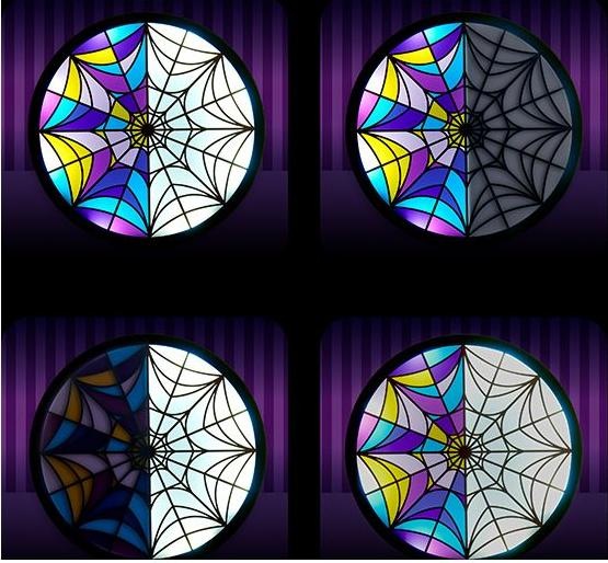 Produktbild Universal Textiles WEDNESDAY Mood light - Window