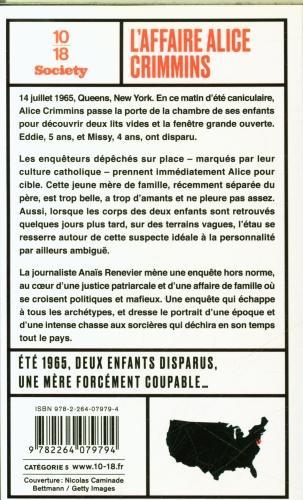 Produktbild L'affaire Alice Crimmins (Französisch, Renevier Anaïs, 2023)