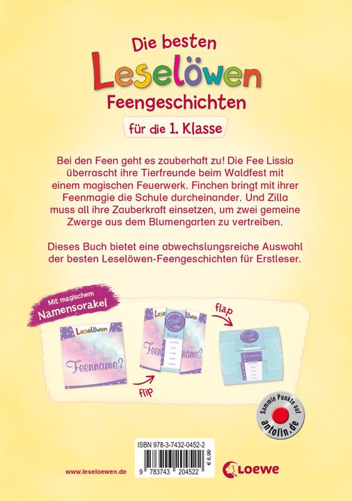 Actual product image Die besten Leselöwen-Feengeschichten für die 1. Klasse (German, Loewe first readers, 2019)