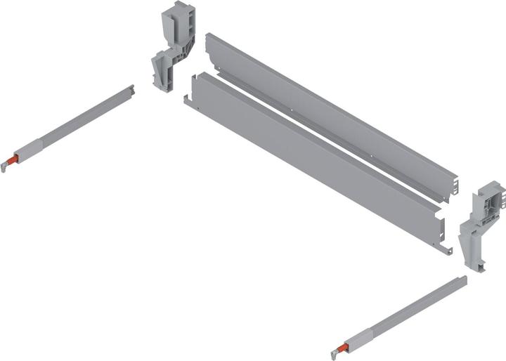Blum Rückwand Set eins2fünf KB 900 mm Stahl grau