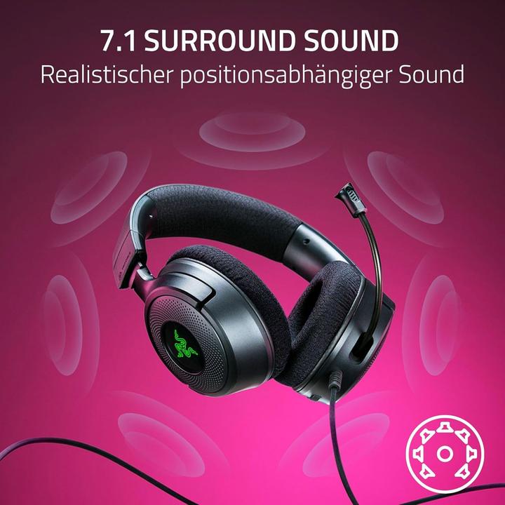Actual product image Razer Kraken V4 X - Kabelgebundenes Gaming-Headset powered by Chroma™ RGB (Cable)